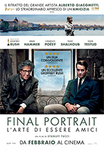 Locandina Film Final Portrait - L"Arte di essere Amici