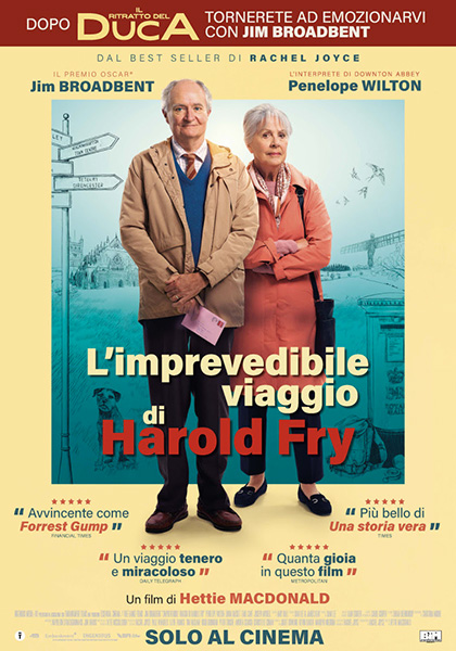 Locandina Film L"IMPREVEDIBILE VIAGGIO DI HAROLD FRY